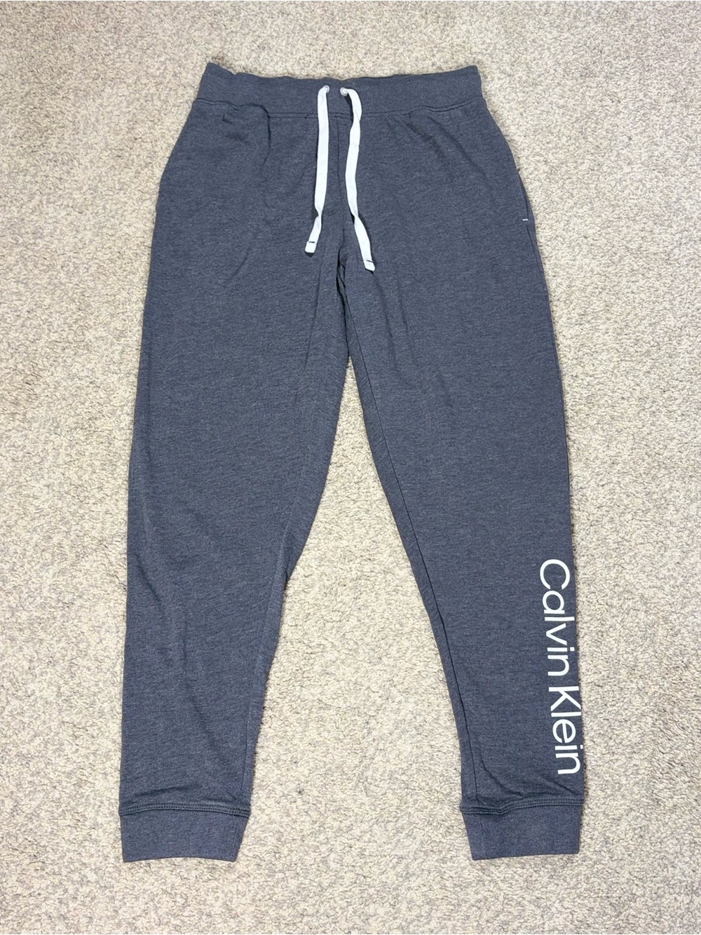 Calvin Klein Charcoal Drawstring Joggers